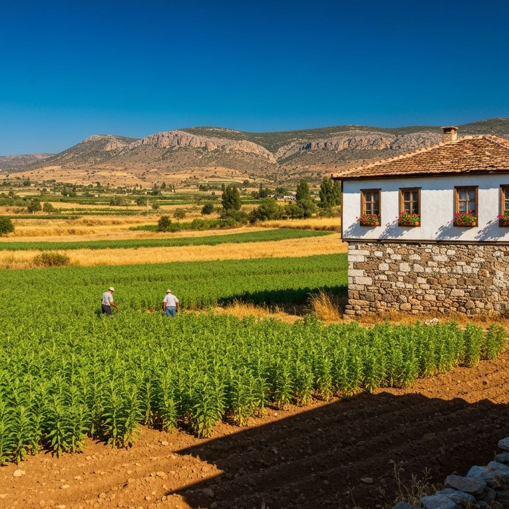 Gökova susam tarlası